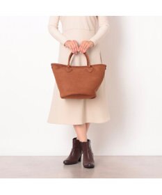 UNBILLION カシュカシュ cache cache / スエード調口元パイピングトート