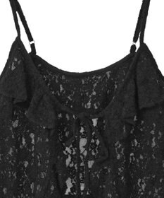 Green Parks レースフリルキャミビスチェ