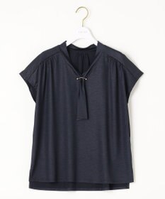 ANY SIS 【洗える】ポリベアボウタイ ブラウス
