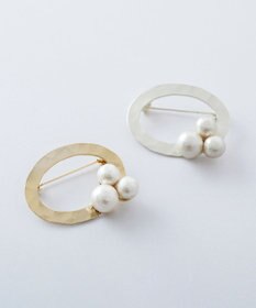 Pisceans ツチメリング&コットンパール ブローチ