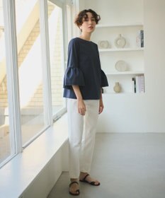 #Newans 【ANSWER for Co-Creation】ベルスリーブシンプルブラウス