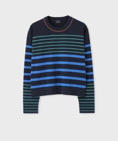 Paul Smith 【洗える】コントラスト ボーダー ニット