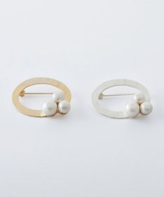 Pisceans ツチメリング&コットンパール ブローチ
