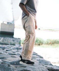 SHARE PARK MENS 【撥水・UVカット・ストレッチ・軽量 】ナイロンカーゴパンツ（Lサイズ）