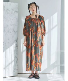 Green Parks ■ＥＳＣＡＲ　アートフラワーｐｔワンピース