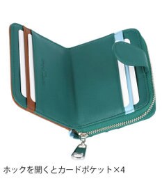 tsumori chisato CARRY スカラップししゅう 小銭入れ コインケース ミニ財布 猫モチーフ