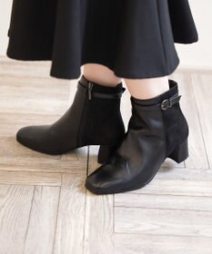 Pointer 本革スエードコンビショートブーツ