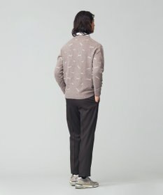 J.PRESS MEN エンブロイダリー クルーネックニット