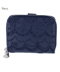 tsumori chisato CARRY スカラップししゅう 小銭入れ コインケース ミニ財布 猫モチーフ