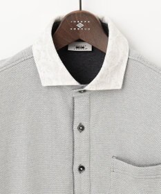 JOSEPH ABBOUD 【人気！多機能ポロシャツ】ペイズリー柄　ウィンターダディポロシャツ