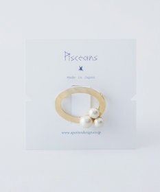 Pisceans ツチメリング&コットンパール ブローチ
