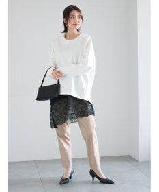 Te chichi バックジップダンボールプルオーバー