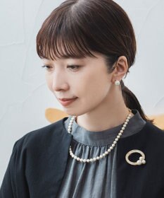 Pisceans ツチメリング&コットンパール ブローチ