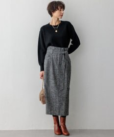 23区 【洗える】ウールカシミヤ クルーネック ニット