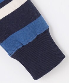 J.PRESS KIDS 【110-130cm】ハーフジップ ボーダー トレーナー