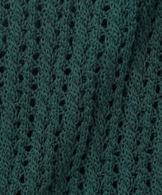 uncrave シースルーケーブルニット パンツ