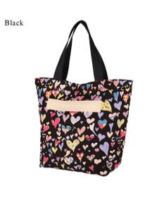 tsumori chisato CARRY コットンハート プリント ハンドバッグ トートバッグ Mサイズ