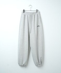 WEGO 裏起毛ロゴ刺繍スウェットパンツ