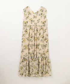 GRACE CONTINENTAL エスニックフラワー刺繍ワンピース