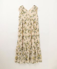 GRACE CONTINENTAL エスニックフラワー刺繍ワンピース