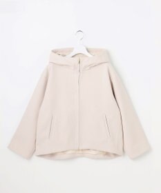 Feroux フード付きコクーンショート コート