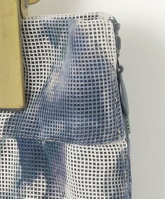 ANY SIS L 【洗える】メッシュフラワープリント スカート