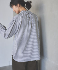 ANY L 【UVカット/抗菌防臭/速乾】エニィファンクション　フリルモックブラウス