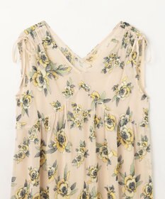 GRACE CONTINENTAL エスニックフラワー刺繍ワンピース