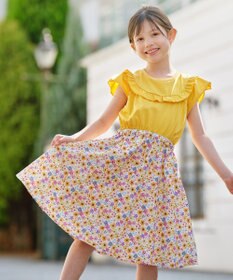 組曲 KIDS 【150-160㎝】サマーフラワー ワンピース