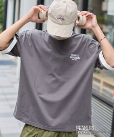 WEGO 【ユニセックス着用ITEM/MLサイズ展開】別注PEANUTSプリントT（SS）