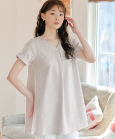 Tiaclasse 【UVカット・吸水速乾】 “きれい見え” バックフレアチュニック