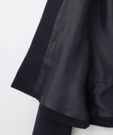 組曲 L 【WEB限定・KUMIKYOKU NAVY】コンフォータブルドレープ ノーカラージャケット