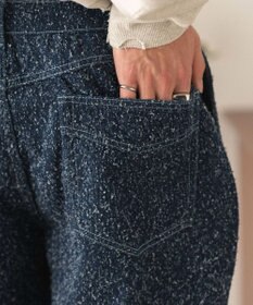 WEGO ネップデニムバギーパンツ