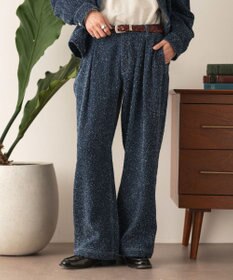 WEGO ネップデニムバギーパンツ