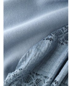 earth music&ecology フレア袖レースプルオーバー