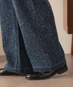 WEGO ネップデニムバギーパンツ