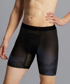 WACOAL MEN ボクサーパンツ【CROSSWALKER】はいて歩いてカロリー消費アップをめざそう！ムレ軽減設計 前開き スパッツ ロング丈 GX6007 /ブロス バイ ワコールメン