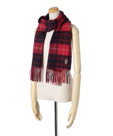 MOONBAT 【WEB限定】MACKINTOSH PHILOSOPHY ウール100%バッキンガムベア チェックマフラー (パッケージ付き)