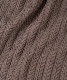 YECCA VECCA 金釦ミニケーブルニット