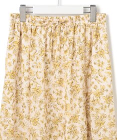 23区 【SLOW/一部店舗限定】ボタニカルプリント スカート