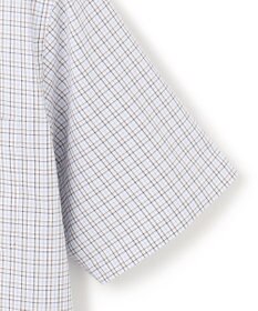 J.PRESS MEN 【EXTRA COMFORT / 形態安定・ストレッチ・抗菌防臭・速乾】ピンオックス サマーチェック 半袖シャツ/B.D.