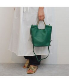 UNBILLION perche 牛革ソフト3wayコードハンドルバッグ