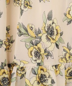 GRACE CONTINENTAL エスニックフラワー刺繍ワンピース