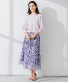 組曲 【23SS】ヴィンテージフラワープリント スカート