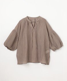 ANY L バルーンスリーブスキッパーブラウス