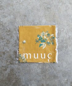 AND WOOL 野小花刺繍ハンカチ