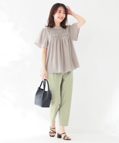 ANY SIS S 【UVケア】クールタッチミラクルガード テーパード パンツ