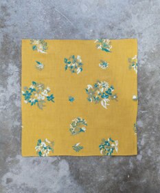 AND WOOL 野小花刺繍ハンカチ