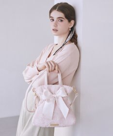 Maison de FLEUR 桜リボン2Wayトートバッグ