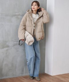 自由区 【洗える】コットンポリミドルゲージ ニット